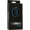 Optimale 35mm Thick Black Silicone C-Ring for Enhanced Erections and Prolonged Pleasure - Adult Naughty Store