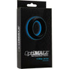 OptiMALE Thick 40mm Black Silicone C-Ring for Extra Thick Erections, Model T40, Male, Enhances Size and Girth, Prolongs Ejaculation, Long-Lasting Pleasure - Adult Naughty Store