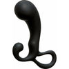 OptiMALE Silicone P-Massager Black - Prostate and Perineal Stimulation Sex Toy for Men - Model X1 - Intensify Your Pleasure and Strengthen PC Muscles - Adult Naughty Store