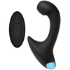 OptiMALE Vibrating P-Curve Black Rechargeable Prostate Massager - Adult Naughty Store