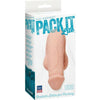 Doc Johnson Pack It Lite Realistic Dildo For Packing - Model 4.8 White - Male - Anal Pleasure - Adult Naughty Store