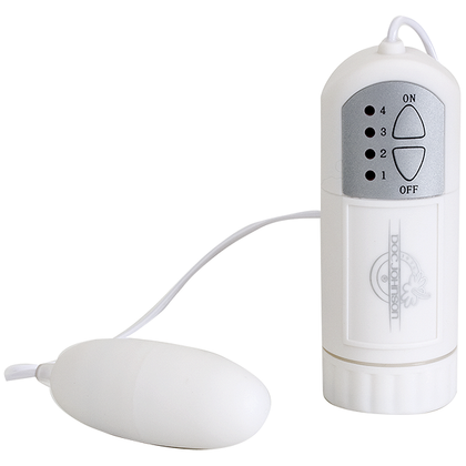 Velvet Touch White Nights Bullet Vibrator and Controller - Waterproof Multi-Speed Sex Toy, Model VN-100, for Women, G-Spot Stimulation - Elegant White