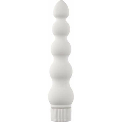 Introducing the Luxurious Pleasure Companion: White Nights Ribbed Vibe Waterproof 7 Inch White - The Ultimate Sensational Experience for All Genders, Offering Clitoral, G-Spot, and Anal Stimulation