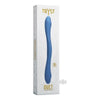 Hathor Duet Blue Bendable Silicone Double-Ended Vibrator Model TRYST-02 for Couples and Solo Play in Turquoise - Adult Naughty Store