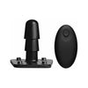 Vac-U-Lock Vibrating Plug with Wireless Remote - The Ultimate Pleasure Enhancer for Intense Stimulation - Model VU-7001 - Unisex - Versatile Pleasure - Midnight Black - Adult Naughty Store