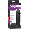 Code Black Vac-U-Lock UR3 Realistic 6-Inch Cock - Lifelike Pleasure for Him and Her - Black - Adult Naughty Store