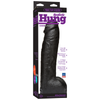 Vac-U-Lock Code Black Realistic Hung Dildo Attachment - Model VUL-12RBHD - For Him - Deep Pleasure - Obsidian Black - Adult Naughty Store