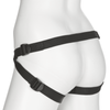 Luxe Harness - Vac-U-Lock Black Neoprene Adjustable Strap-On for Women and Men - Model LVH-69 - Compatible with All Vac-U-Lock Attachments - Open Crotch and Rear - Snap Front - Includes 2 O-R - Adult Naughty Store