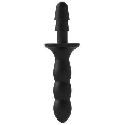 Doc Johnson Vac-U-Lock Black Handle - Versatile Pleasure Enhancer for All Genders - Model VUH-001 - Ergonomic Design for Intense Insertable Stimulation - Firm Grasp Textured Finish - Phthalat - Adult Naughty Store