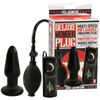 Introducing the SensaPleasure Deluxe Wonder Plug Inflatable Vibrating Black - Model SP-1001: The Ultimate Pleasure Experience for All Genders and Unforgettable Anal Bliss - Adult Naughty Store