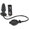 Introducing the SensaPleasure Deluxe Wonder Plug Inflatable Vibrating Black - Model SP-1001: The Ultimate Pleasure Experience for All Genders and Unforgettable Anal Bliss - Adult Naughty Store