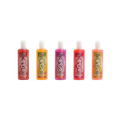 Hot Motion Lotion Flavored Water Based 1 Ounce Assorted 5 Per Pack

Introducing Hot Motion Pleasure Potion: A Tempting Assortment of Flavored Water-Based Lubricants - 1oz Each, Pack of 5 - Adult Naughty Store