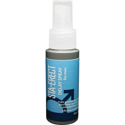 Sta Erect Delay Spray for Men 2 Ounce - Odorless and Tasteless - Enhance Your Performance and Extend Pleasure - Introducing the Ultimate Male Delay Spray - Adult Naughty Store