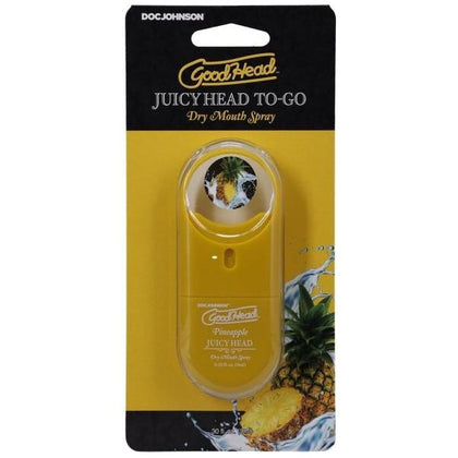 Goodhead Juicy Head To Go Pineapple - Oral Sex Dry Mouth Spray - Travel Size - Sugar-Free - Vegan - Paraben-Free - Body Safe