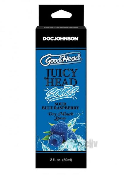 Goodhead Juicy Head Sour Blue 2oz Dry Mouth Spray for Oral Pleasure - ExciteX Model X1 - Unisex - Oral & Flavor Enhancement - Blue