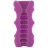 Doc Johnson Mood Pleaser Thick Ribbed Purple Masturbator - Ultimate Pleasure for Men, Intense Internal Stimulation - Adult Naughty Store