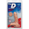 Doc Johnson Super D 6 Inches Dual Density Dildo with Balls - Realistic Pleasure for All Genders - Lifelike Feel - Model DSD-6 - Suction Cup Base - Phthalate-Free - Made in America - Black - Adult Naughty Store