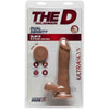 Doc Johnson Slim D W-balls 6.5 Caramel - Realistic Dual Density Dildo for Intense Pleasure - Adult Naughty Store