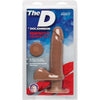 Doc Johnson Ultraskyn Perfect D Vibrating Dildo 7 - The Ultimate Pleasure Experience for All Genders in Caramel Tan - Adult Naughty Store