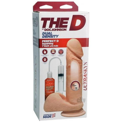 Introducing the Perfect D Squirt 7 Vanilla ULTRASKYN Realistic Squirting Dildo for Lifelike Pleasure