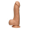 D Master D 7.5 Inches Firmskyn Dildo with Balls - Realistic Pleasure Toy for Men and Women - Beige - Adult Naughty Store