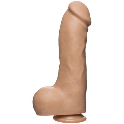 D Master D 12 inches Realistic Dildo with Balls - Firmskyn Beige - Lifelike Pleasure Toy for Intense Satisfaction - Adult Naughty Store