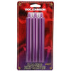 Introducing the SensaTrix Japanese Drip Candles 3pk - Purple: Skin-Safe Sensation Play for Unforgettable Pleasure - Adult Naughty Store