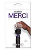 Introducing the Luxe Pleasure Merci Wand Cock Teaser Attachment - Model A2021: The Ultimate Clear Head Stroker for Male Pleasure!
