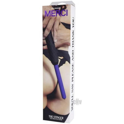 Merci The Stinger Electroplay Wand - Tantalising Violet Cattle Prod Pleasure Stimulator (Model S-200) for Electrosex Enthusiasts - Adult Naughty Store