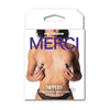 Merci Steel and Silicone Nipple Clamps - Black - Adult Naughty Store