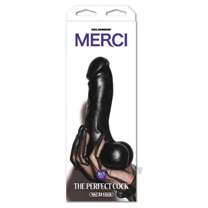 Introducing the Merci Perfect Cock 10.5 Chocolate ULTRASKYN Realistic Dildo for Women - Brown