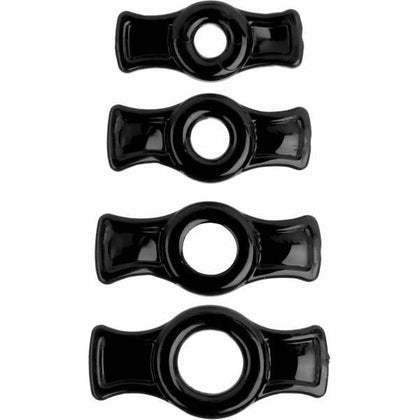 TitanMen Tools C Ring Set - Black: The Ultimate Enhancer for Men's Pleasure - Adult Naughty Store