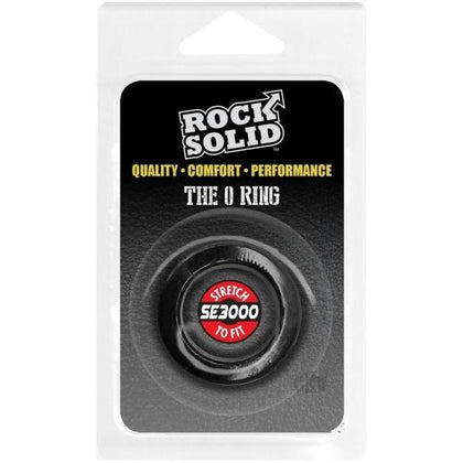 Rock Solid SE 3000 O-Ring Black Cock Ring for Enhanced Pleasure and Performance - Adult Naughty Store