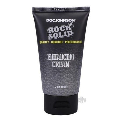 Rock Solid Enhance Cream 2oz Bulk - Premium Penis Enhancement Cream for a Thicker and Fuller Experience - Model RS-EC2 - Male - Intensifies Pleasure - Clear - Adult Naughty Store