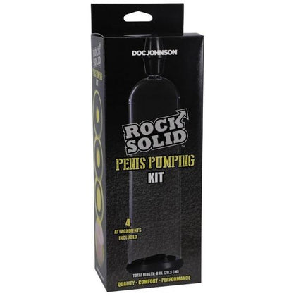 Rock Solid Manual Penis Pump Kit - Enhance Your Size and Pleasure