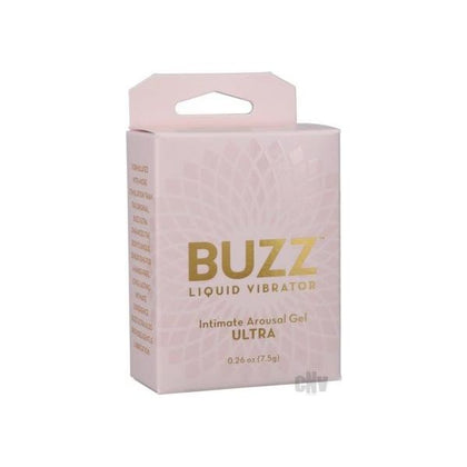 Introducing the Buzz Original Liquid Vibrator .30oz: The Ultimate Clitoral Stimulation Experience for Women in a Sensual Pink Hue