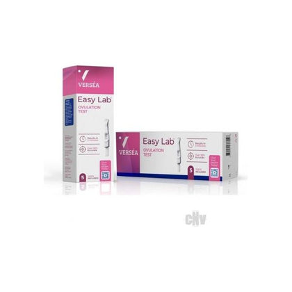 Verséa Easy Lab Ovulation Test 5pk - Female Ovulation Detector for Accurate Results in 3 Minutes - Pink