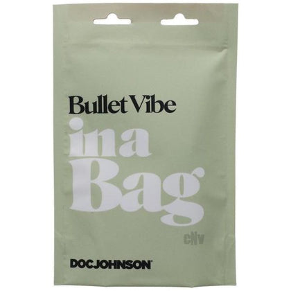 Introducing the SensaPleasure In A Bag Bullet Vibe Black - The Ultimate Compact Pleasure Companion - Adult Naughty Store