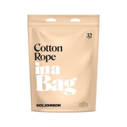 In A Bag Cotton Rope 32` Black
Introducing the SensationRope Cotton Bondage Rope - Model SR32B: The Ultimate Pleasure Tool for Bondage Enthusiasts