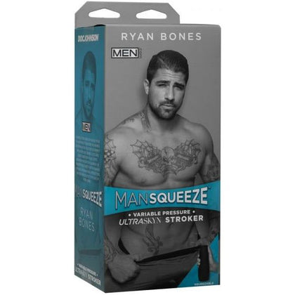 Man Squeeze Ryan Bones Ultraskyn Ass Stroker - The Ultimate Pleasure Experience for Men in Black - Adult Naughty Store