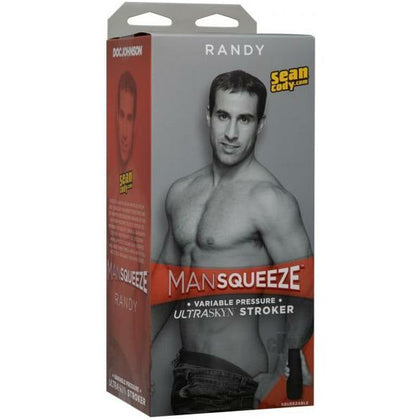 Man Squeeze Randy Sean Cody Ass Stroker - Lifelike ULTRASKYN Masturbator for Men - Model RS-001 - Intense Anal Pleasure - Deep Brown - Adult Naughty Store