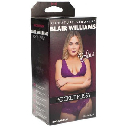 Introducing the Sensual Bliss Blair Williams Pocket Pussy - Model X1: The Ultimate Pleasure Experience for Men