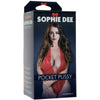 Doc Johnson Novelties Sophie Dee Ultraskyn Pocket Pussy Replica Vagina - Model SD-UPP001 - Female Masturbation - Realistic Internal Texture - Blue - Adult Naughty Store