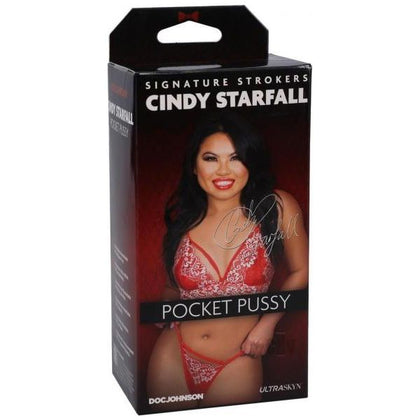Cindy Starfall Signature ULTRASKYN Pocket Pussy - Model CS-001 - Female Masturbation Toy - Realistic Textured Interior - Warm Touch - Deep Pleasure - Flesh