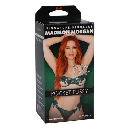 Signature Madison Morgan ULTRASKYN Pocket Pussy Stroker - Model MM-001 - Female Masturbator for Intense Pleasure - Realistic Feel - Warm Touch - Pink