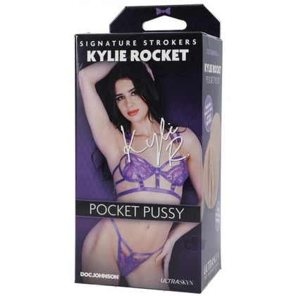 Kylie Rocket ULTRASKYN Signature Stroker Pocket Pussy - Model Number: [INSERT] - Women's Vaginal Masturbator - Realistic Texture, Warming Sensation - Flesh Colour