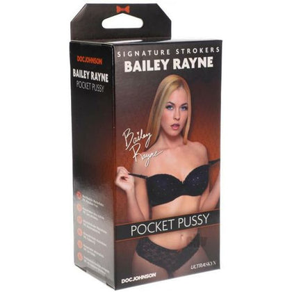 Bailey Rayne Signature Stroker - Lifelike ULTRASKYN Pocket Pussy for Men - Model BR-001 - Intense Pleasure - Flesh