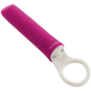 iVibe Select iPlease Mini Silicone Grip Ring Vibrator - Compact and Powerful Pleasure for All Genders - Pink/White