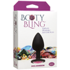 Introducing the Booty Bling Small Black Plug with Pink Stone - The Ultimate Delight for Your Backdoor Pleasure! - Adult Naughty Store