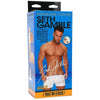 Signature Cocks Seth Gamble 8 - Realistic Dual Density ULTRASKYN Dildo for Men - Model SG8 - Lifelike Skin Texture - Body-Safe Pleasure Toy - Brown - Adult Naughty Store